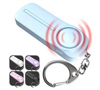 WETEN Self Defense Personal Alarm Keychain - 130 dB Loud Siren Protection Device with LED Light - Emergency Alert Key Chain Whistle for Women, Men, Children, Senior, and Joggers by (Blue)