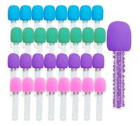 WETEPUXI Microphone Candy Tubes Colorful Fake Prop Microphone Plastic Microphone Shape Candy Tube (16)
