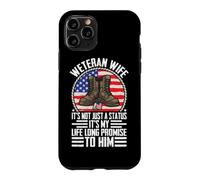 Weteran Wife It's Not Just A Status It's My Life Long Promis Case for iPhone 11 Pro
