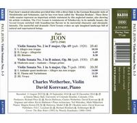 WETHERBEE,CHARLES/KOREVAAR,DAVID - VIOLINSONATEN NR.1-3 NEW CD