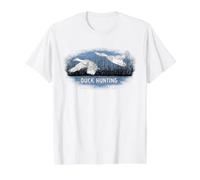 Wetlands Duck Marsh Wildfowling Value Graphic T-Shirt, Men, White, M