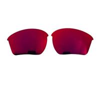 Wetnenss Replacement Lenses for Oakley Half Jacket 2.0 XL Polarised Thickness 1.5 mm Salt Prevention Oil-Proof (Dark Red), darkred, 62*38mm