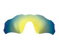 Wetnenss Replacement Lenses for Oakley Radar EV Path OO9208 Sunglasses/1.5mm polarized/easy to install (gold)