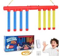Wetopee Adjustable 3-Speed Catching Sticks Game 2-Player Reflex Hand Speed Challenge Toy Family Interactive Game for Kids Adults Family Activities