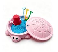 Wetopee Mini Desktop Turtle Zen Garden Sandbox with Lid, 3D Printed Sensory Fidget Toy for Stress Relief, Fun Easter & Valentine Gift Idea for Children and Adults