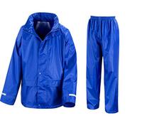 Wetplay PlaySet Childrens Waterproof Jacket & Trousers Suit Childs Kids Boys Girls (11-12 Years, Royal Blue)