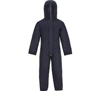 Wetplay PlaySuit All In One Kids Waterproof Suit Childrens Childs Boys Girls (1-2 Years, Navy Blue)