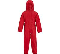 Wetplay PlaySuit All In One Kids Waterproof Suit Childrens Childs Boys Girls (4-5 Years, Red)