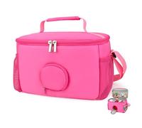 Wetry Carry Bag for Toniebox, Storage Case for Tonie Characters, Clever Pocket Set, Charger and Headphones, Bag Only (Pink)