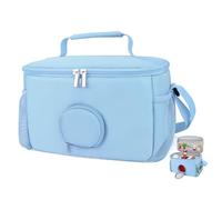 Wetry Carry Bag for Toniebox, Storage Case for Tonie Characters, Clever Pocket Set, Charger and Headphones, Bag Only (Blue)