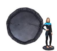 Wetsuit Change Mat, Black, Surfing, Swimming, Diving, Water Sports, Wetsuit Changing Mat, Beach Dry Bag, Portable, Waterproof, Exercise Mat