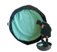 Wetsuit Change Mat | Waterproof Dry Bag with Handle - Swimming Surfing Equipment Garment Bag Changing Pad for Pool, Camping, Boating, Beach, Outdoor, blue (sky blue), 説明を参照してください, See Description