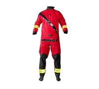 Wetsuit Dry Suit For Kayak Waterproof Breathable Surfing Fishing Rafting Drysuit BootClothes One Pieces(Red,XXXL)