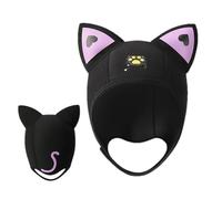 Wetsuit Hood - 3mm Neoprene Cat Ears Design, Comfortable Warm Diving Hat | Perfect for Women Children Snorkeling Swimming Surfing Paddleboarding, Thermal Insulated Flexible Water Sports Accessory