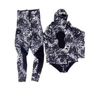 wetsuit men 3.0MM Camo Wetsuit 2 Piece Set for Diving Fishing Spearfishing(MY014,M)