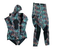 wetsuit men 3.0MM Camo Wetsuit 2 Piece Set for Diving Fishing Spearfishing(MY049,L)