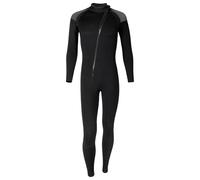 wetsuit men Mens 3mm Neoprene One-Piece Thermal Wetsuit Long Sleeve Front Zipper Swim Beach Jumpsuit for Swimming Surfing Snorkeling Diving(Black,XL)