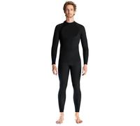 Wetsuit Men's 1.5mm Long Sleeves Submarine Suit Jumpsuit One-piece Oversized Warm And Cold Resistant Snorkeling And Surfing Swimsuit(L)