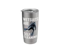 Wetsuits are Self Cleaning Funny Scuba Diving Stainless Steel Insulated Tumbler
