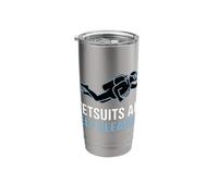 Wetsuits are Self Cleaning Funny Scuba Diving Stainless Steel Insulated Tumbler