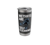 Wetsuits are Self Cleaning Funny Scuba Diving Stainless Steel Insulated Tumbler