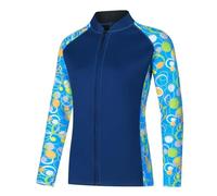 Wetsuits Men Women's 3mm Neoprene Wetsuit Couple Split Two Pieces Long-sleeve Top Pants Warm(Navy top,XXL)