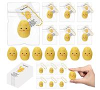 Wettarn 30 Sets Potato Stress Balls with Inspirational Support Card, Potato Relief Toy Thank You Gifts Employee Appreciation Gifts for Coworker Staff Teacher Classroom Rewards Party Favors