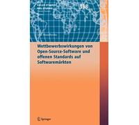 Wettbewerbswirkungen Von Open-Source-Software U. Mundhenke<|