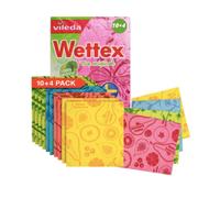 Wettex The Original 14 Pack Swedish Dishcloth for Kitchen - Eco Friendly Reusable Paper Towels - Assorted Dish Cloths for Washing Dishes