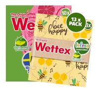 Wettex The Original Swedish Dishcloths 13 Pack - Save The Bees Special Edition - Reusable Paper Towels - Dish Cloths for Washing Dishes - Assorted Colors