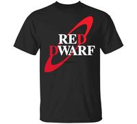 weUGHe2ND3 Cool-Red-Dwarf-Logo-Nostalgia-Geek-Men-s-T-Shirt-Retro-90-s-Sitcom-Red-Dwarf Black