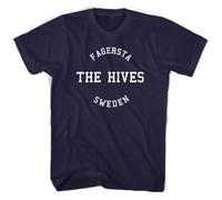 weUGHe2ND3 The Hives Band Unisex T Shirt Colours Dark Blue