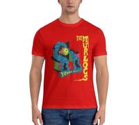 weUGHe2ND3 The-murlocs-Essential-T-Shirt-Mens-Graphic-t-Shirts-Anime-Sweat-Shirt-Boys-t-Shirts Red