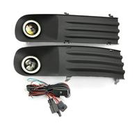 Weurwvu For Transporter T5 T28 T30 2003-2009 Car Fog Lights Lamps Angel Eye Grilles +Harness