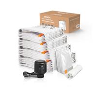 Wevac 20 Combo Vacuum Storage Bags (4 Jumbo, 4 Large, 4 Medium, 4 Small, 4 Roll-Up) with Electric Pump Double Zip Seal | Special-Grip Clip | Ideal for Clothes, Blanket Compression and Travelling