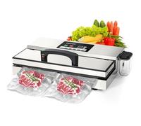 Wevac 95kpa Food Vacuum Sealer Machine 550W Powerful One Hand Operation Vac Pack Machine 12-in-1 Food Sealer with Liquid Tank for Commerical or Household