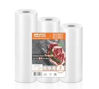 Wevac Core Vacuum Sealer Rolls, 3 Rolls (20/25/28 x 300cm), Everyday Pack
