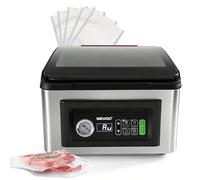 Wevac CV12 Pro Chamber Vacuum Sealer, 30 cm Sealing Bar, Smart Automatic Vacuum Timer, Deep Chamber and Easy Clean Design, Commercial Grade for Meat, Liquids, Soups, Sous Vide and Marinades