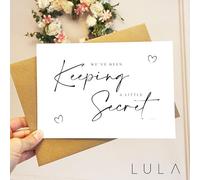 We've been keeping a little secret Pregnancy Announcement A5 Greeting Card with envelope, Family, Pregnancy Announcement, Pregnancy Reveal, Friends, Pregnancy Reveal Card