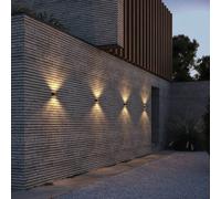 Wever & Ducré Lighting WEVER & DUCRÉ LED outdoor wall lamp Kiosk 1.0 bronze, 2,700 K