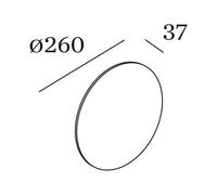 Wever & Ducré Lighting WEVER & DUCRÉ Miles 3.0 round wall Ø 26cm white