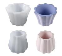 Wevere Pot Silicone Mould Flowers Vase Storage Box Gypsum Concrete Mould Candle Holder Crystal Epoxy Resin Mould