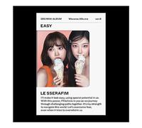 (WEVERSE ALBUMS Ver.) LE SSERAFIM EASY 3rd Mini Album (B Ver+1ea Store Gift Photo Card) K-POP SEALED