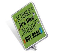 Wevow Science it's like magic But real Funny Magical Teachers Birthday gift idea fridge magnet.