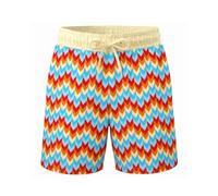 weVSwe Quick-Dry Boys Swimming Trunks Boys Swimming Shorts Comfortable Fabric and Anti-Friction Lined Board Shorts Colorful Herringbone Beach Shorts for Boys 5 Years