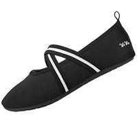 WeWee® Women's Barefoot Shoes [Size 35-43] with Supportive Band for Perfect Hold I Feather-Light & Flexible Barefoot Shoes Women Outdoor for Free Feet, White Cross, 6/7 UK