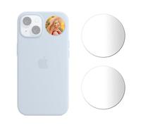 WEWOGA 2 x 1.2 inch adhesive mirror selfie back camera for phone photo video selfie vlog accessories