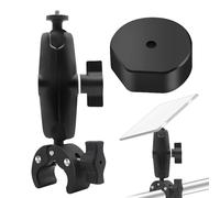 WEWOGA For Starlink Mini Pole Mount Kit, Metal Mini Adater Adjustable Clamp Holder compatible for Starlink Mini Original Pipe for RV Ladder Mount Roof Rack Yacht Balcony (for 2025 Starlink Mini)