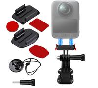 WEWOGA Magnetic Quick Release Adapter Compatible with DJI Osmo Action 5 Pro/4/3,Osmo 360, with Adhesive Helmet Mount Skiing Tether Kit POV Secure for Skiing, Motorcycle Compatible for GoPro 12-3