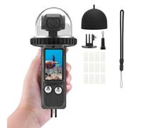 WEWOGA Osmo Pocket 3 40M/131FT Underwater Diving Case Protective Shell Compatible for DJI Osmo Pocket 3 Waterproof Accessories-Black